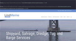Desktop Screenshot of lindmarine.com